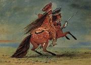 George Catlin Crow Chief painting